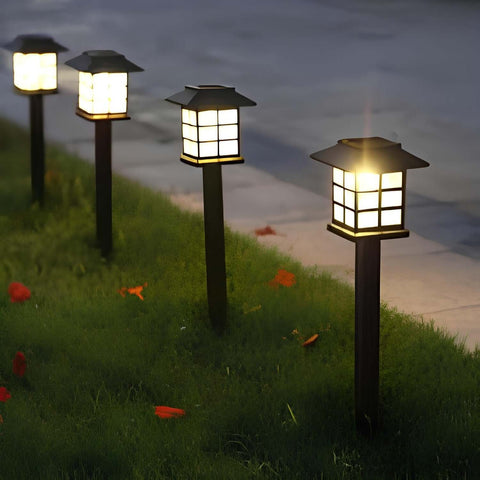 Lampara Solar para Jardin X6 Unidades - Luz Blanca