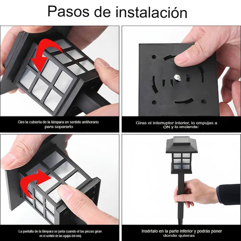 Cómo conectar el interruptor de la lámpara solar